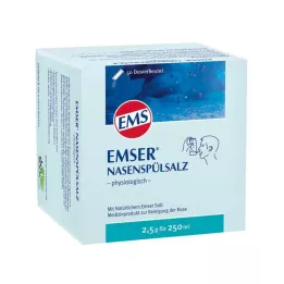 EMSER Fysiologisch zakje neusspoelzout, 50 stuks