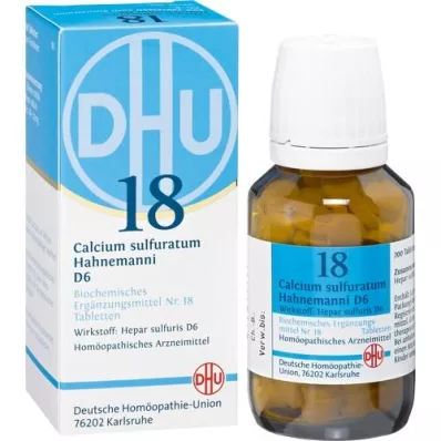 BIOCHEMIE DHU 18 Calcium sulphuratum D 6 tabletten, 200 st