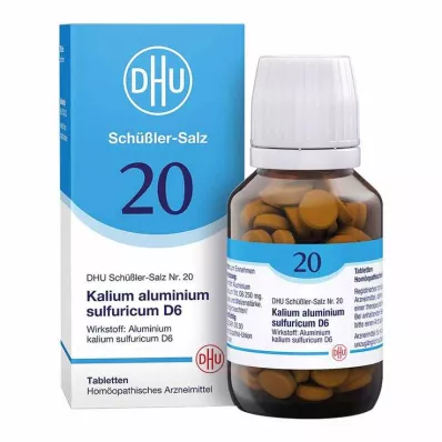 BIOCHEMIE DHU 20 Kaliumaluin.zwavel.D 6 tabletten, 200 st BIOCHEMIE DHU 20 Kaliumaluin.zwavel.D 6 tabletten, 200 st