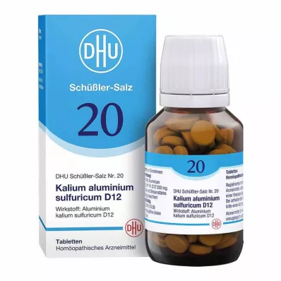 BIOCHEMIE DHU 20 Kaliumaluin.zwavel.D 12 tabletten, 200 st BIOCHEMIE DHU 20 Kaliumaluin.zwavel.D 12 tabletten, 200 st