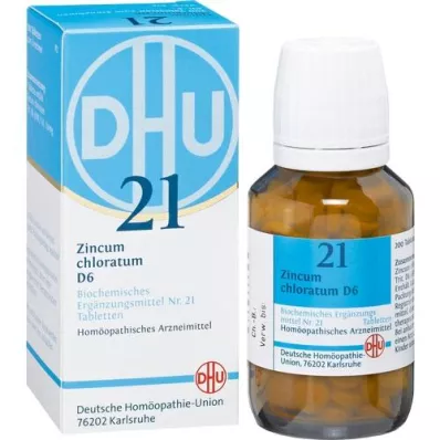 BIOCHEMIE DHU 21 Zincum chloratum D 6 tabletten, 200 st