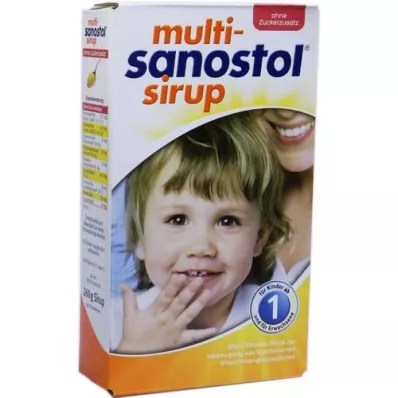 MULTI SANOSTOL Stroop zonder toegevoegde suiker, 260 g