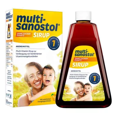 MULTI SANOSTOL Stroop zonder toegevoegde suiker, 260 g