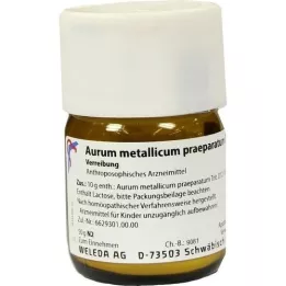AURUM METALLICUM PRAEPARATUM D 12 Trituratie, 50 g