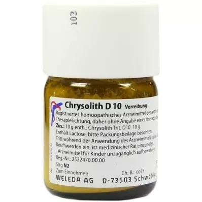 CHRYSOLITH D 10 Trituratie, 50 g