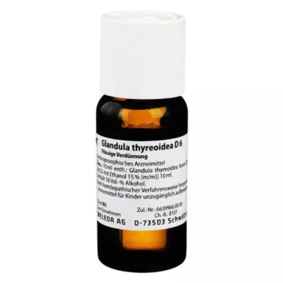 GLANDULA THYREOIDEA D 6 Verdunning, 50 ml