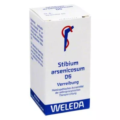STIBIUM ARSENICOSUM D 6 Trituratie, 20 g STIBIUM ARSENICOSUM D 6 Trituratie, 20 g
