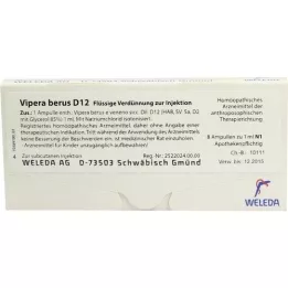 VIPERA BERUS D 12 Ampullen, 8X1 ml