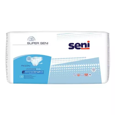 SUPER SENI Incontinentiebroekjes voor volwassenen, maat 4 XL, 30 stuks