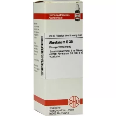 ABROTANUM D 30 Verdunning, 20 ml