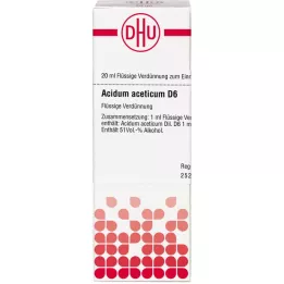 ACIDUM ACETICUM D 6 Verdunning, 20 ml