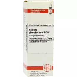ACIDUM PHOSPHORICUM D 30 Verdunning, 20 ml