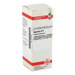 AGARICUS D 3 Verdunning, 20 ml