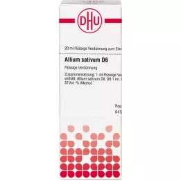 ALLIUM SATIVUM D 6 Verdunning, 20 ml