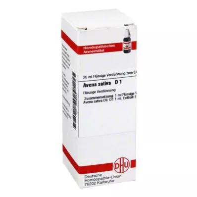 AVENA SATIVA D 1 Verdunning, 20 ml AVENA SATIVA D 1 Verdunning, 20 ml