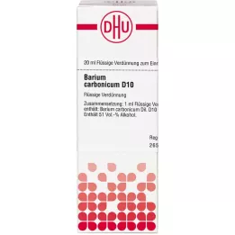 BARIUM CARBONICUM D 10 Verdunning, 20 ml