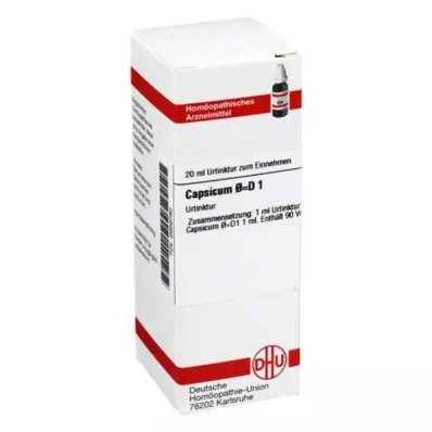 CAPSICUM moedertinctuur D 1, 20 ml CAPSICUM moedertinctuur D 1, 20 ml