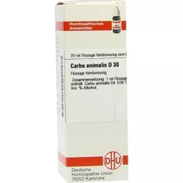 CARBO ANIMALIS D 30 Verdunning, 20 ml