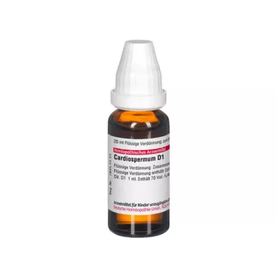 CARDIOSPERMUM D 1 Verdunning, 20 ml