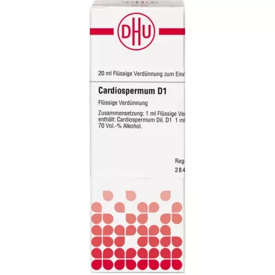 CARDIOSPERMUM D 1 Verdunning, 20 ml