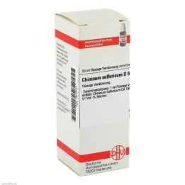 CHININUM SULFURICUM D 6 Verdunning, 20 ml