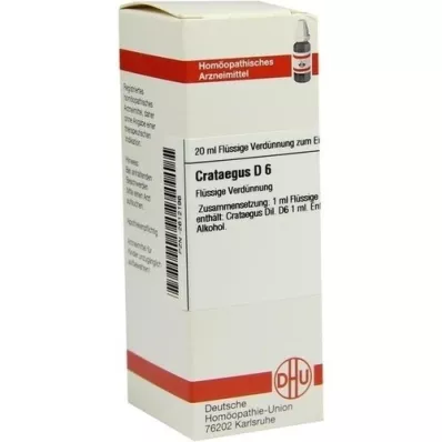 CRATAEGUS D 6 Verdunning, 20 ml