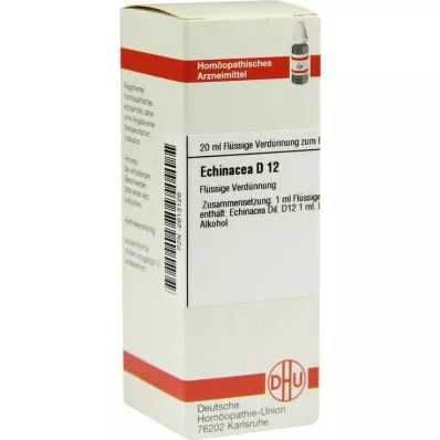 ECHINACEA HAB D 12 Verdunning, 20 ml ECHINACEA HAB D 12 Verdunning, 20 ml