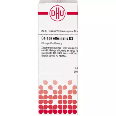 GALEGA officinalis D 3 verdunning, 20 ml