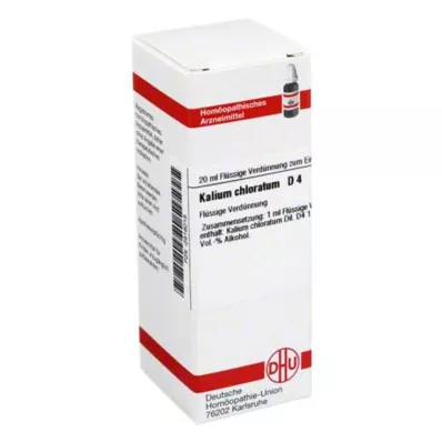 KALIUM CHLORATUM Verdunning D 4, 20 ml