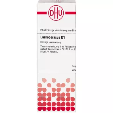 LAUROCERASUS D 1 Verdunning, 20 ml