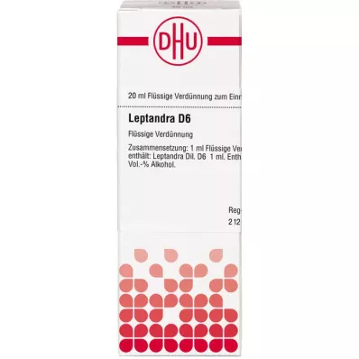 LEPTANDRA D 6 Verdunning, 20 ml