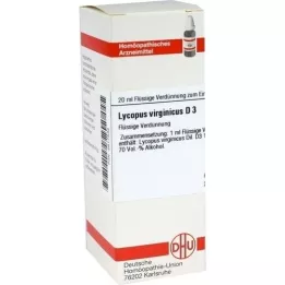 LYCOPUS VIRGINICUS D 3 Verdunning, 20 ml