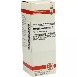 MYRISTICA SEBIFERA D 6 Verdunning, 20 ml