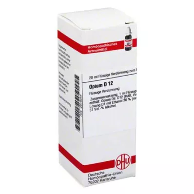 OPIUM D 12 Verdunning, 20 ml OPIUM D 12 Verdunning, 20 ml
