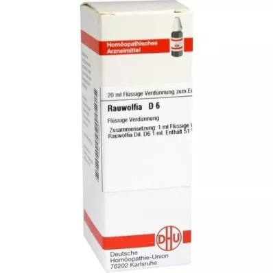 RAUWOLFIA D 6 Verdunning, 20 ml