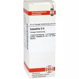 SABADILLA D 6 Verdunning, 20 ml