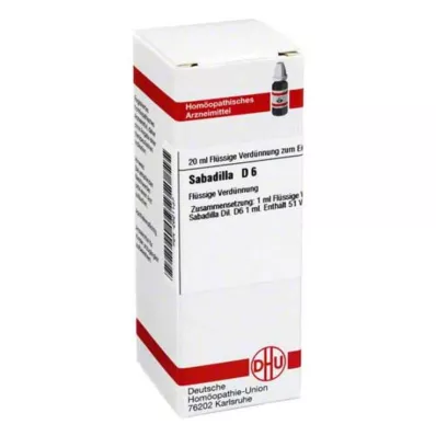 SABADILLA D 6 Verdunning, 20 ml