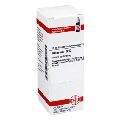 TABACUM D 12 Verdunning, 20 ml TABACUM D 12 Verdunning, 20 ml