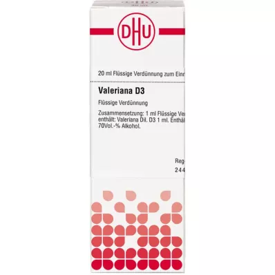 VALERIANA Verdunning D 3, 20 ml