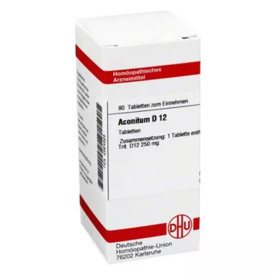 ACONITUM D 12 tabletten, 80 stuks