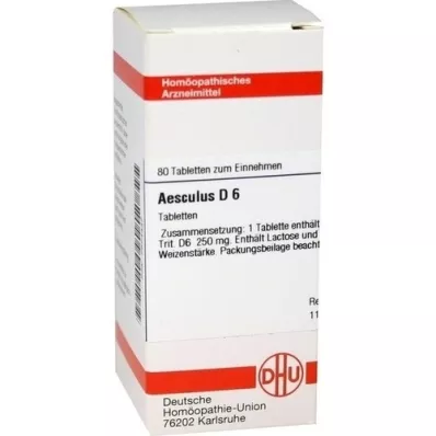 AESCULUS D 6 tabletten, 80 stuks