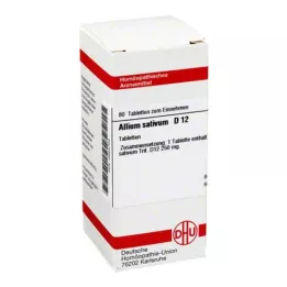 ALLIUM SATIVUM D 12 tabletten, 80 stuks