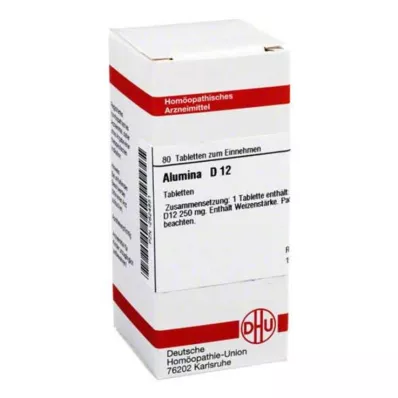 ALUMINA D 12 tabletten, 80 stuks ALUMINA D 12 tabletten, 80 stuks