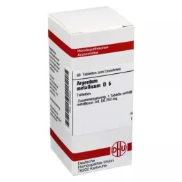 ARGENTUM METALLICUM D 6 tabletten, 80 stuks