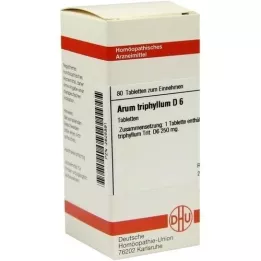 ARUM TRIPHYLLUM D 6 tabletten, 80 stuks