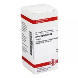 ARUM TRIPHYLLUM D 6 tabletten, 80 stuks