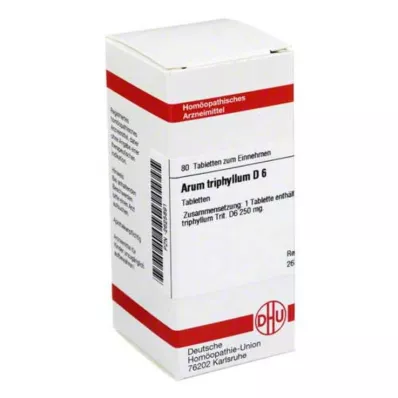 ARUM TRIPHYLLUM D 6 tabletten, 80 stuks