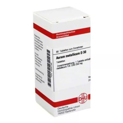 AURUM METALLICUM D 30 tabletten, 80 st