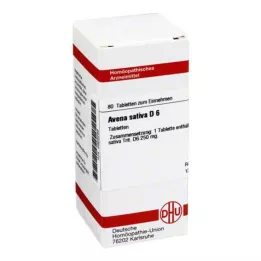AVENA SATIVA D 6 tabletten, 80 stuks