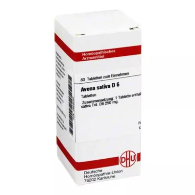 AVENA SATIVA D 6 tabletten, 80 stuks